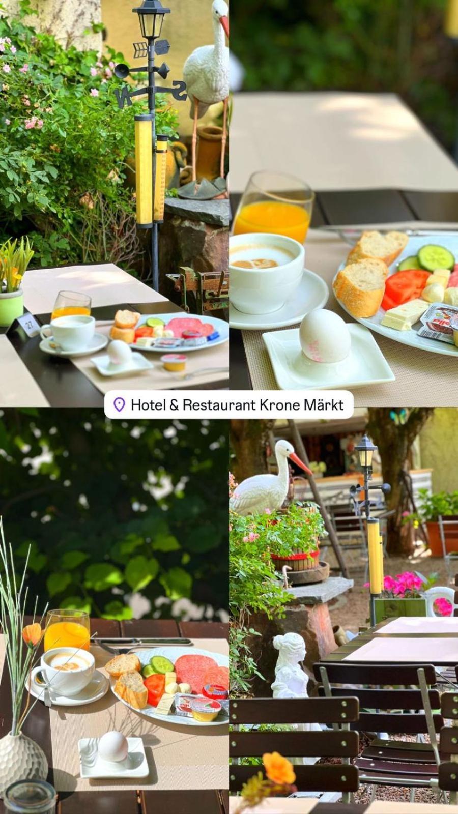 Hotel & Restaurant Krone Maerkt Weil am Rhein Eksteriør bilde